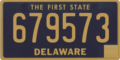 DE license plate 679573