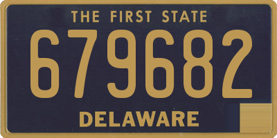 DE license plate 679682