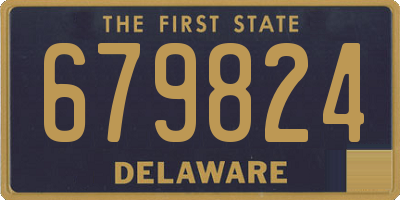 DE license plate 679824