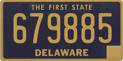 DE license plate 679885