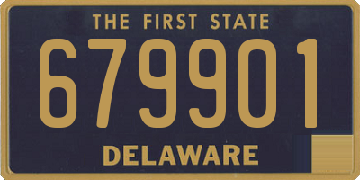 DE license plate 679901