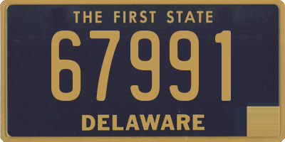 DE license plate 67991