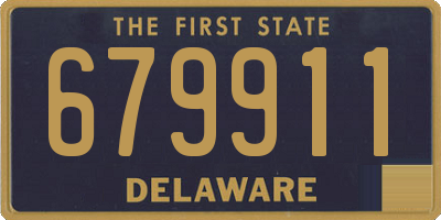 DE license plate 679911