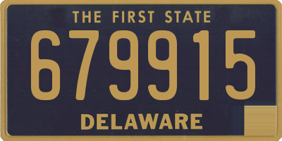 DE license plate 679915