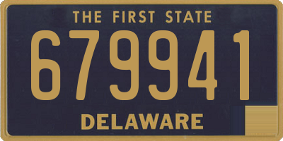 DE license plate 679941
