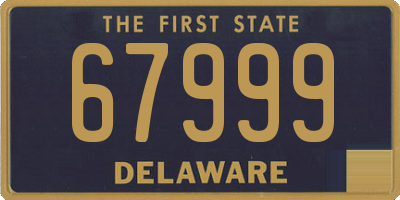 DE license plate 67999