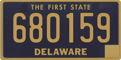 DE license plate 680159