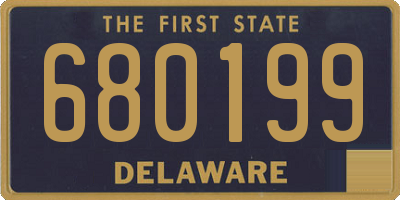 DE license plate 680199