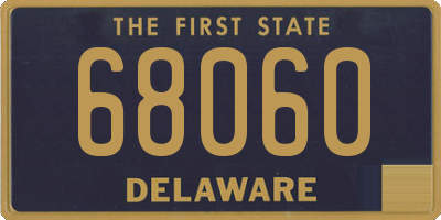 DE license plate 68060