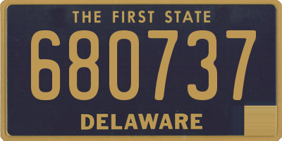 DE license plate 680737