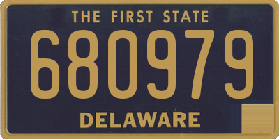DE license plate 680979