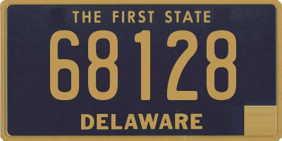 DE license plate 68128