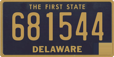 DE license plate 681544