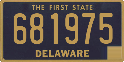 DE license plate 681975