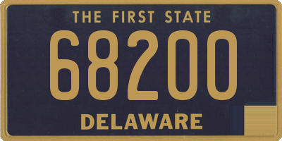 DE license plate 68200