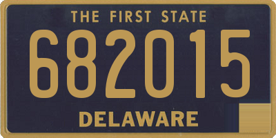 DE license plate 682015