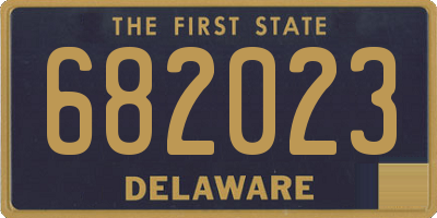 DE license plate 682023
