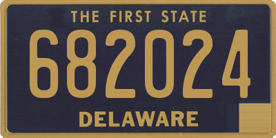 DE license plate 682024