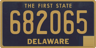 DE license plate 682065