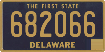 DE license plate 682066