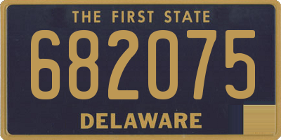 DE license plate 682075