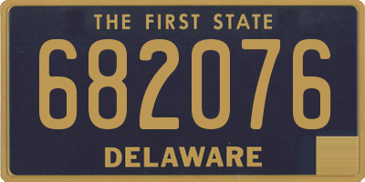 DE license plate 682076