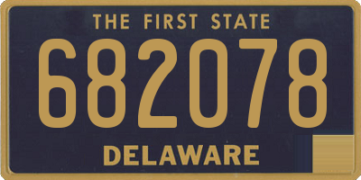 DE license plate 682078