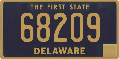 DE license plate 68209