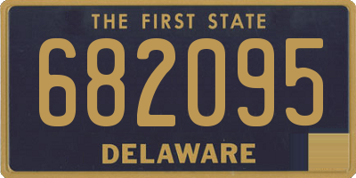 DE license plate 682095