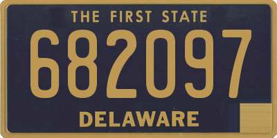 DE license plate 682097