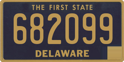 DE license plate 682099