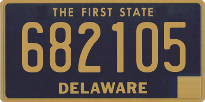 DE license plate 682105
