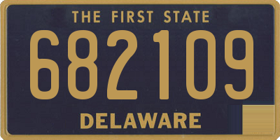 DE license plate 682109