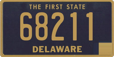 DE license plate 68211