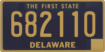 DE license plate 682110