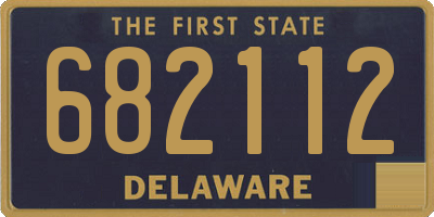 DE license plate 682112