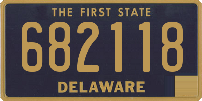 DE license plate 682118