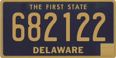 DE license plate 682122