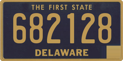 DE license plate 682128