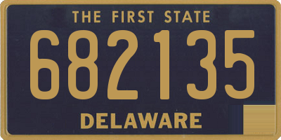 DE license plate 682135