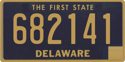 DE license plate 682141