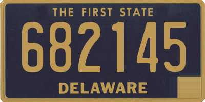DE license plate 682145