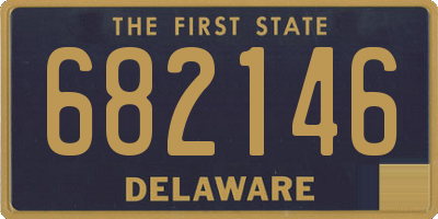 DE license plate 682146