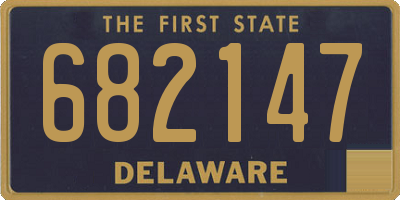 DE license plate 682147