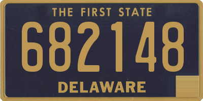 DE license plate 682148