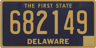 DE license plate 682149