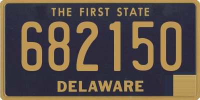 DE license plate 682150
