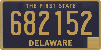 DE license plate 682152