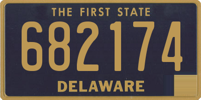 DE license plate 682174