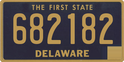 DE license plate 682182